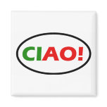Ciao! Square Magnet