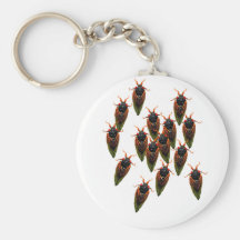 cicadas key chain