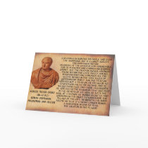 CICERO QUOTE - NATION CANNOT SURVIVE TREASON GREETING CARD