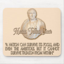 Cicero Quote on Treason Mousepad