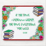 Cicero's quote on libraries mousepads