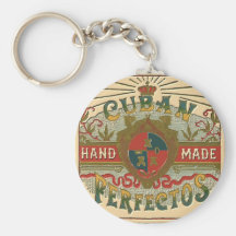 Cigar Ad: Cuban Perfectos Key Chains