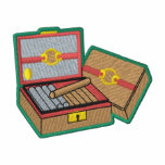 Cigar Box Logo embroidered shirts