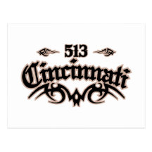 Cincinnati 513 postcards