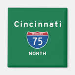 Cincinnati 75 refrigerator magnets