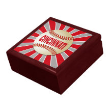 Cincinnati Baseball Keepsake Jewellery Gift Box