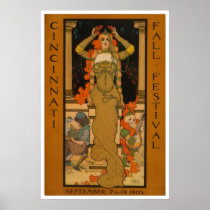 Cincinnati fall festival Art Nouveau