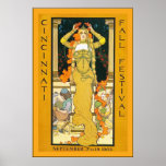 Cincinnati Fall Festival ~ Vintage Travel Poster posters