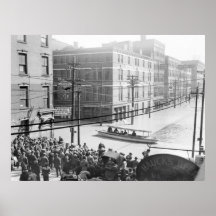 Cincinnati Flood: 1910 Print