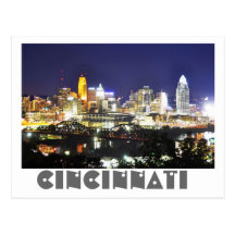 Cincinnati, Ohio, the Queen City. Post Card