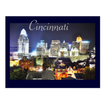 Cincinnati, Ohio, the Queen City. Post Card