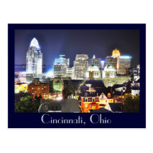 Cincinnati, Ohio, the Queen City. Postcard