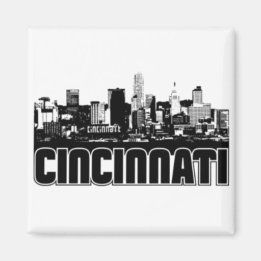 Cincinnati Skyline Magnets