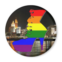 Cincinnatti Pride Fridge Magnet
