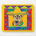 Cinco de Mayo Airedale Mouse Pad