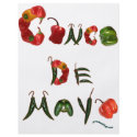 Cinco de Mayo Chili Peppers flyers