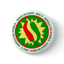 Cinco de Mayo Chilli Peppers Badge