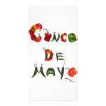 Cinco de Mayo Chilli Peppers Photo Greeting Card