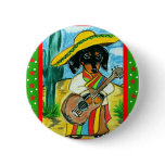 Cinco de Mayo Dachshund buttons