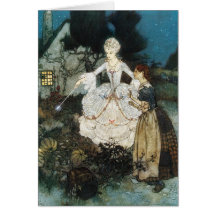 Cinderella and Fairy Godmother Greeting Card