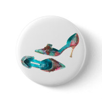 Cinderella Beaded Brocade Pumps