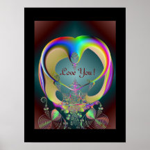 cinderellas carriage, Love You!, B Thour Print