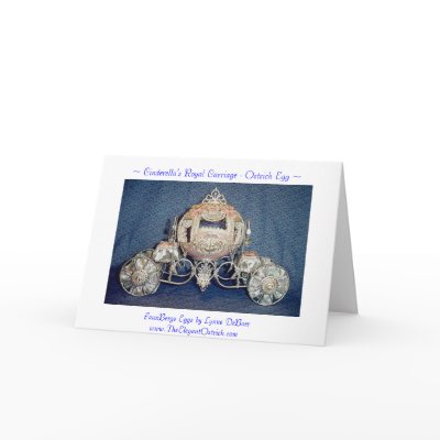 Cinderella's Carriage Stationary Card by lynniedb