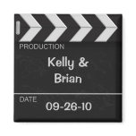 Cinema Clapper Board Magnet Favour