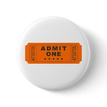 Cinema Ticket Pinback Button