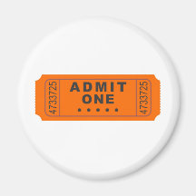Cinema Ticket Fridge Magnets