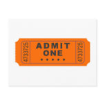 Cinema Ticket postcards