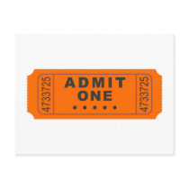Cinema Ticket postcards