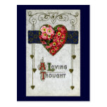 Cinerarias Vintage Valentine Post Cards