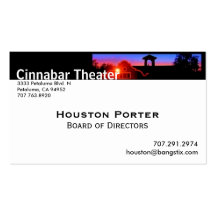 Cinnabar Theatre Board of Directors Business Card
