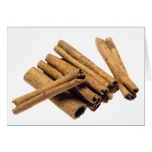 Cinnamon bark greeting card