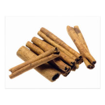Cinnamon bark post card