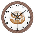 Cinnamon Bun sweet treat wall clock