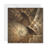 Cinnamon & Ginger Fractal Party Invites invitations