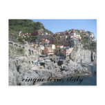 cinque terre, italy postcards