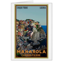 Cinque Terre - Manarola Greeting Card
