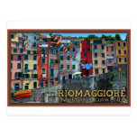 Cinque Terre - Riomaggiore Houses Postcard