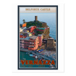 Cinque Terre - Vernazza Belforte Castle Postcards