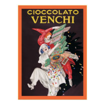 Cioccolato Venchi ~ Vintage Advertisement Poster posters
