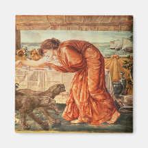 Circe Pouring Poison into a Vase Refrigerator Magnet