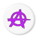 Circle A Anarchy Symbol Anarchist Anarchism magnets