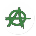 Circle A Anarchy Symbol Anarchist Anarchism stickers