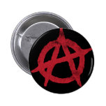 'circle a' anarchy symbol pinback button