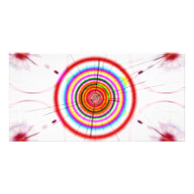 Circle Art Photo Greeting Card