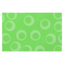 Circle design in green. Retro pattern. Custom Flyers