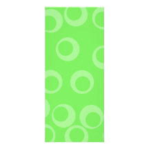 Circle design in green. Retro pattern. Custom Invites